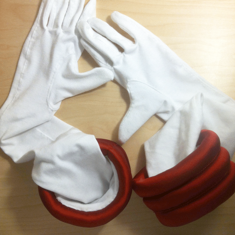 Sailor Mars gloves